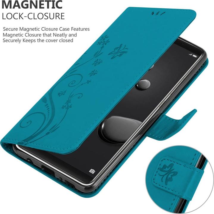 Actual product image Cadorabo Flower Book Case for Huawei MATE 10 PRO (Mate 10 Pro)