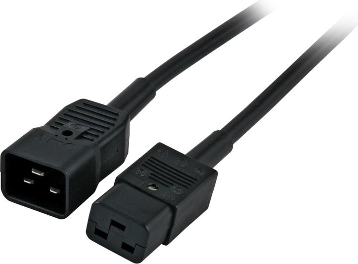 Actual product image EFB Elektronik EFB Kaltgeräteverl. C20 180°-C19 180°,sw,2.5m,3x1.50mm (EK519.2,5) (2.50 m)