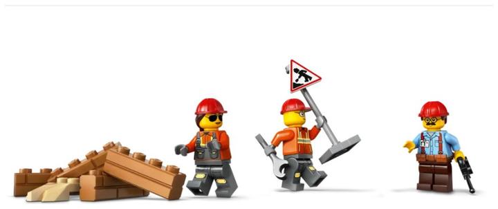 Actual product image LEGO Gelber Bulldozer mit Frontlader (60466, LEGO City)