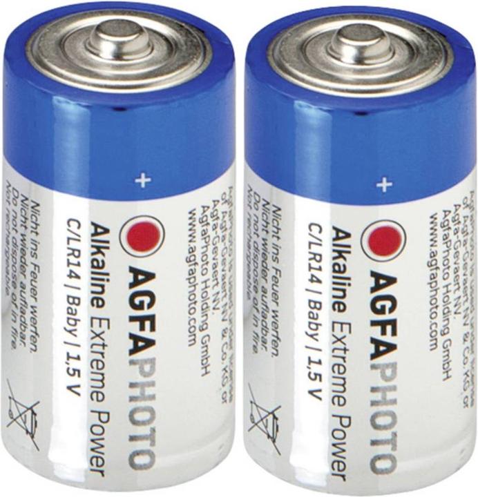 Actual product image AGFAPHOTO Alkaline Extreme Power (2 pcs., C)