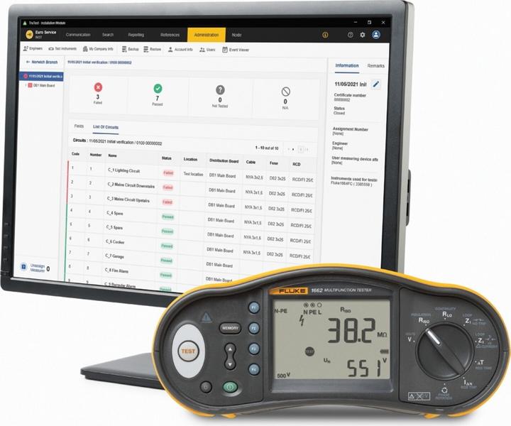 Image du produit Beha Amprobe Fluke 1664FC DE FTT KIT Kit de test d'installation