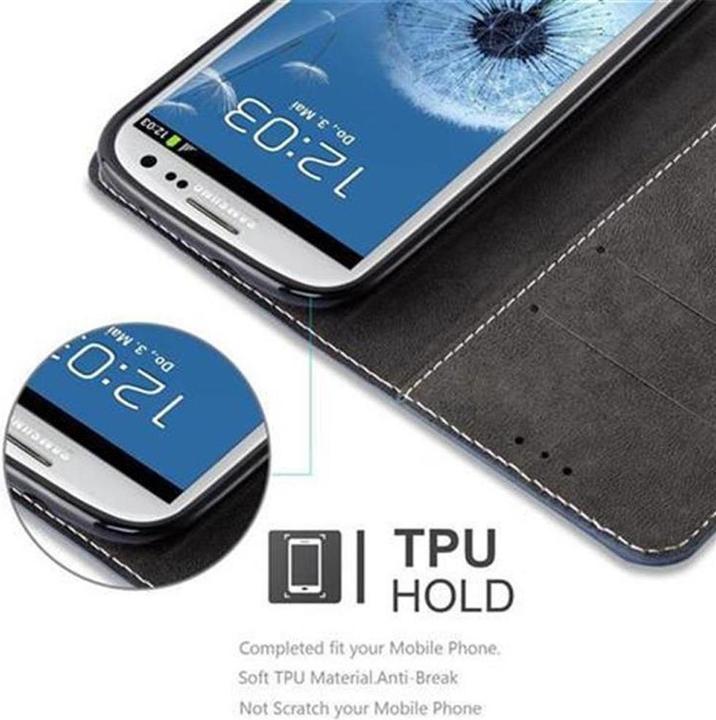 Productafbeelding Cadorabo Boek X Portemonnee Hoesje (Samsung Galaxy S3)