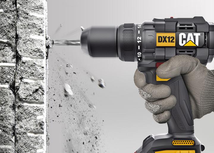 Image du produit Cat DX12 drill 2000 RPM Noir (Fonctionnement sur batterie)