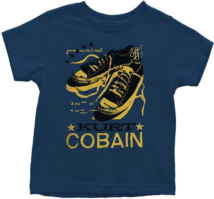 Image du produit Kurt Cobain T-shirt en coton à dentelle pour enfants (92)