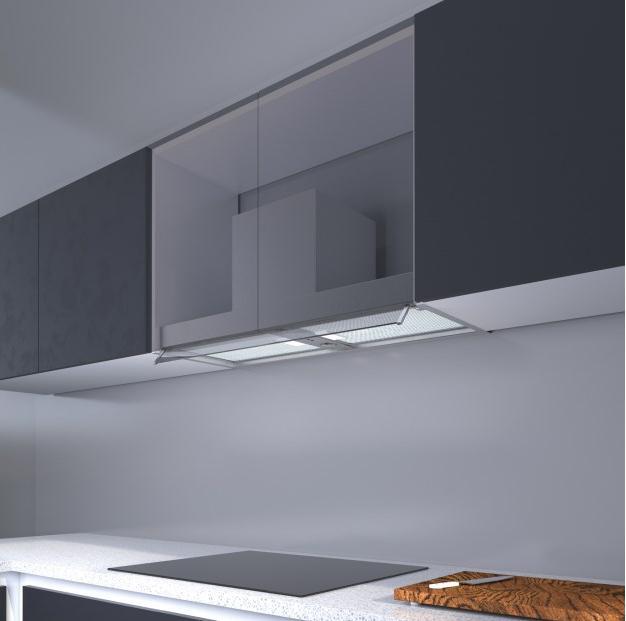 Produktbild Cata Hood ARMONIA 45 X, Integrated, Energy efficiency class C, Width 44.8 cm, 645 m³/h, Mechanical contro (Flachschirmhaube)
