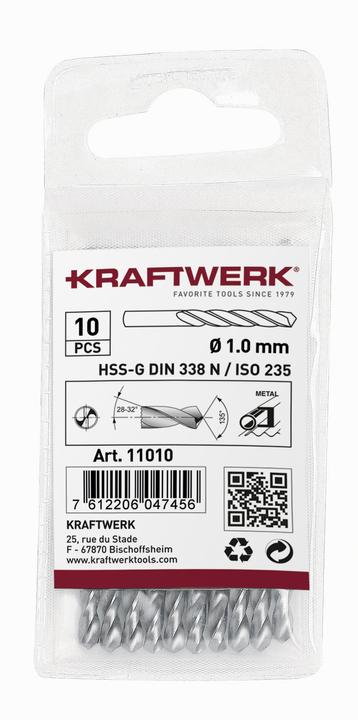 Actual product image Kraftwerk Twist Drill HSS-G DIN 338-N (6.9 millimetres)