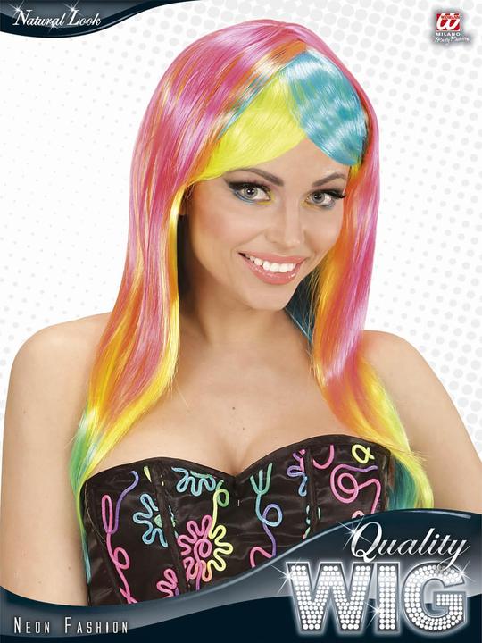 Immagine prodotto Magni Widmann 04407 - Parrucca neon fashion, colorata, carnevale, festa a tema