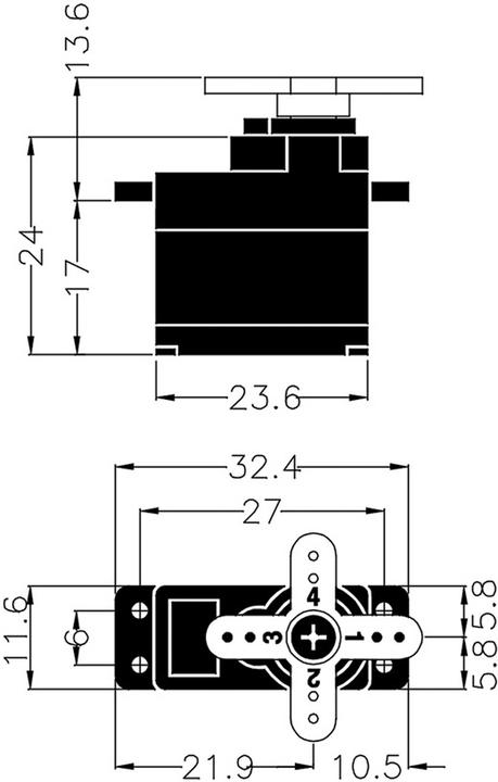 Produktbild Hitec Mini-Servo HS-5065MG Digital-S