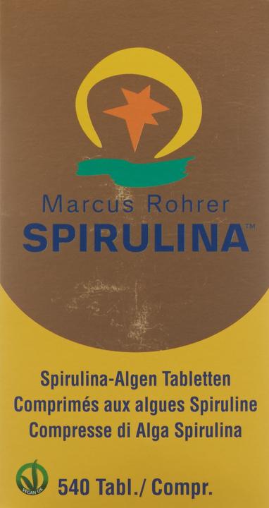 Immagine prodotto Marcus Rohrer Spirulina Spirulina Tabl (540 Pezzo/i, Pillole, 440 g)