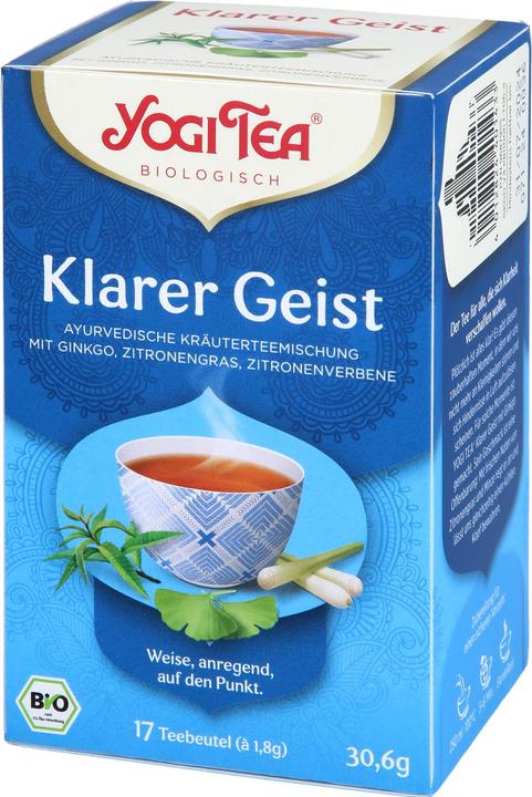 Image du produit Yogi Tea Esprit clair Mélange de plantes ayurvédiques, 17 sachets filtres (30.60 g)
