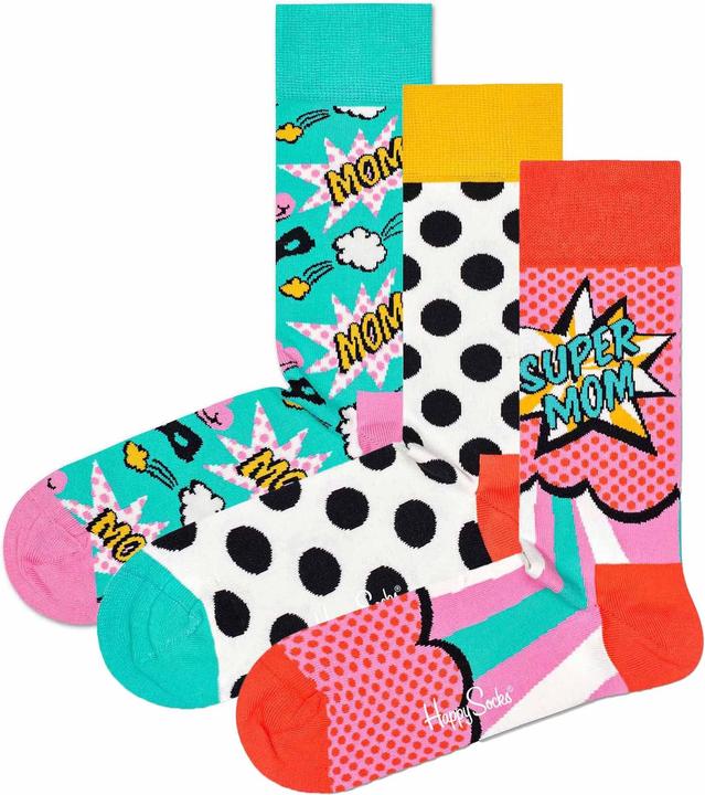 Happy Socks Mother's Day Gift Set (3er Pack, 36 - 40)