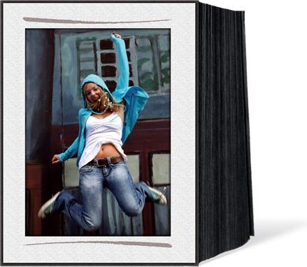Actual product image Daiber 1x125 endless mounts 13x18 linen brushstroke (13 x 18 cm)