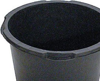 Produktbild HP Autozubehör Mörtelkübel 40 l ohne Bügel schwarz
