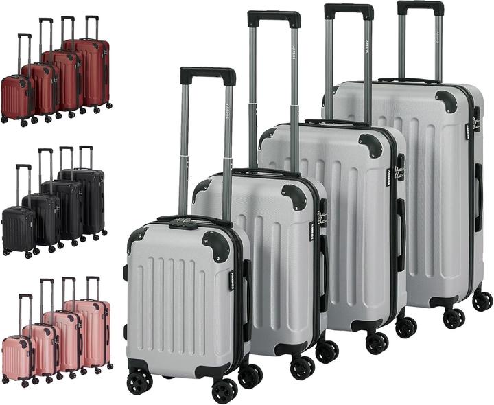 Produktbild Arebos Reisekoffer (94 l, Handgepäck (bis 50l), M (50 - 90l), L (90 - 115l), XL (ab 115l))