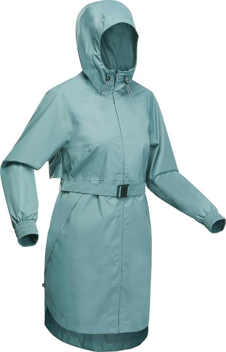 Immagine prodotto Quechua Women's Long Waterproof Hiking Jacket - Raincut Long (XL)