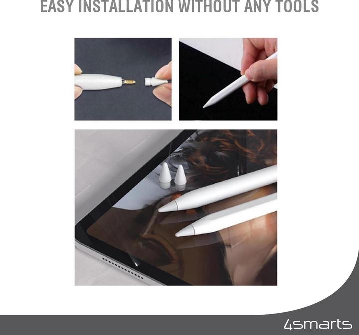 Image du produit 4smarts Pointes de rechange pour Apple Pencil (1ère génération / 2ème génération) 4 pcs. set