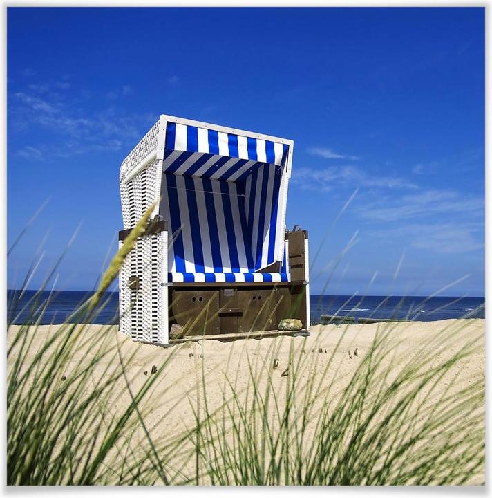 Produktbild Trenddeko Strandkorb - quadratisch (30 x 30 cm)