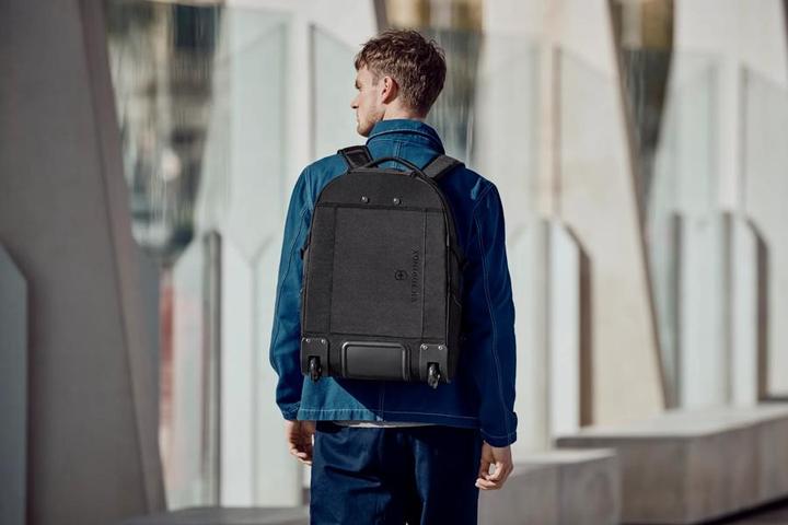 Actual product image Victorinox Vx Sport Evo Backpack on Wheels Black (37 l)