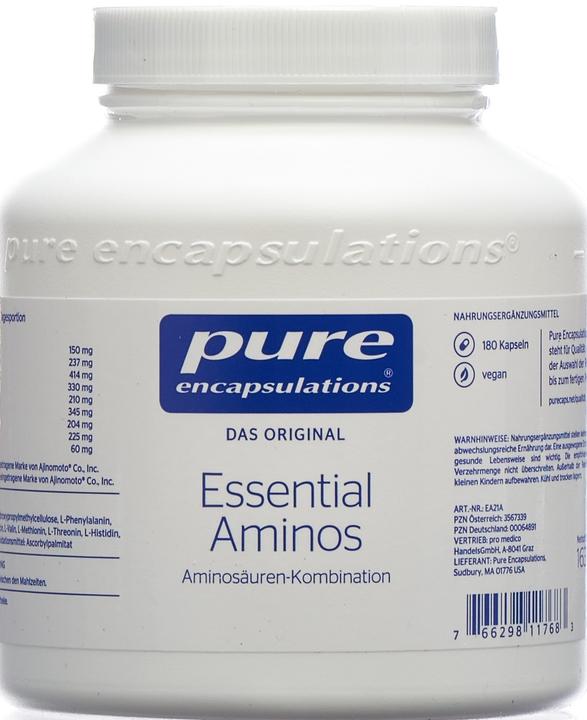 Actual product image Pure encapsulations Aminos (180 Piece, Capsules, 163 g)