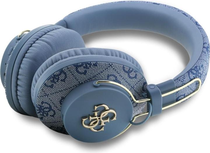 Produktbild Guess Headphones Bluetooth ENC Metal 4G Logo blue (Kabellos)