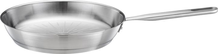 Fiskars Poêle à frire (28 cm, Poêle à frire, Acier inoxydable)