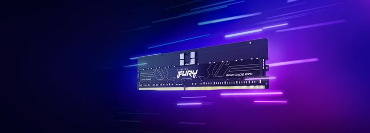 Produktbild Kingston 64GB 6000MT/s DDR5 ECC Reg CL32 DIMM Kit of 4 FURY Renegade Pro EXPO (4 x 16GB, 6000 MHz, DDR5-RAM, R-DIMM)