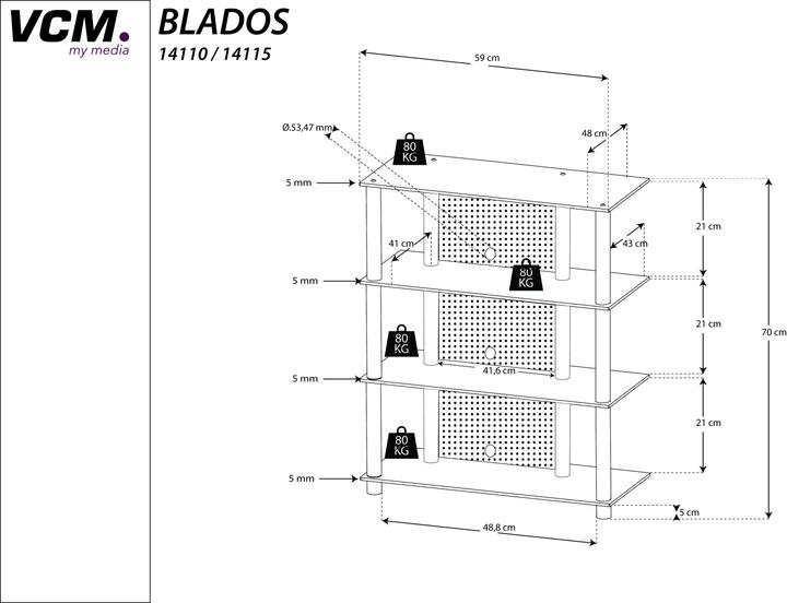 Image du produit VCM Blados (59 x 49 x 70 cm)