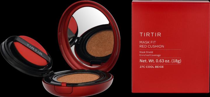Produktbild TirTir Mask Fit Red Cushion Foundation - Full Coverage, schwerelos, Skin Fit (#27C Cool Beige)