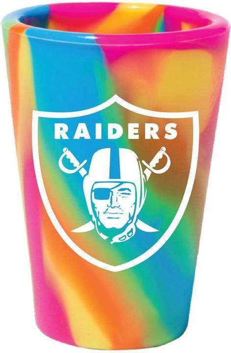 Actual product image Wincraft Inc. Las Vegas Raiders Silicone Shot Glass