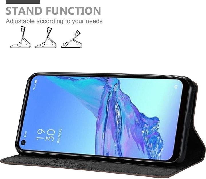 Actual product image Cadorabo Book Invisible Magnet Cover (Oppo A53)