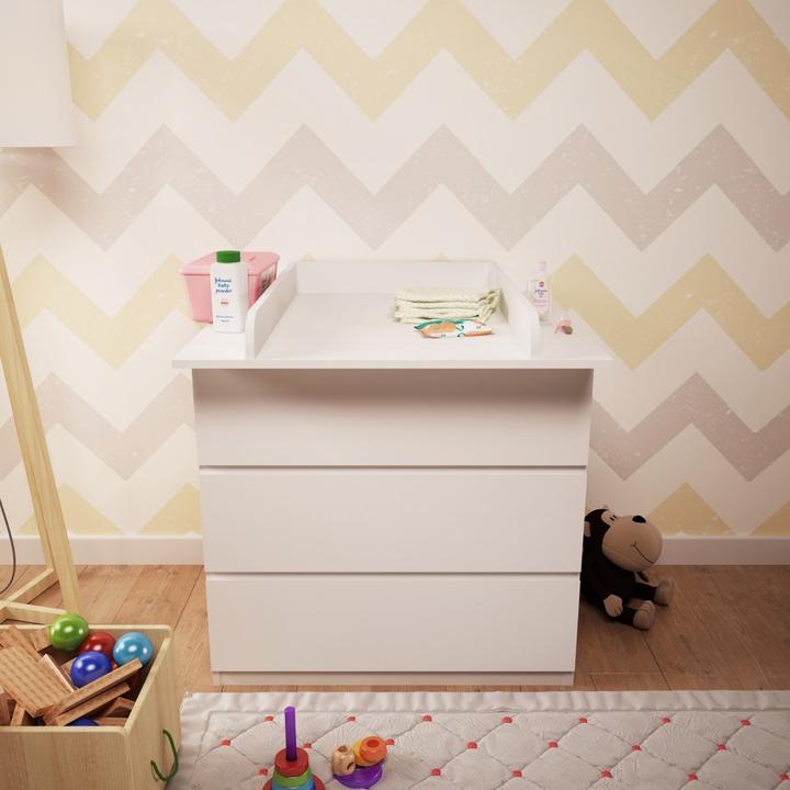 Produktbild Polini kids Wickelaufsatz für Kommode MALM IKEA