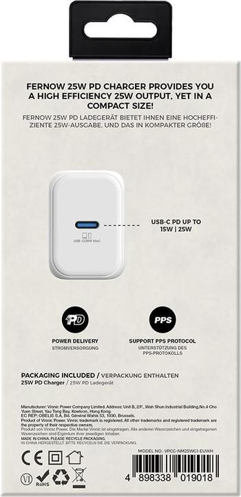 Produktbild Vinnic FERNOW PD Charger (25 W)