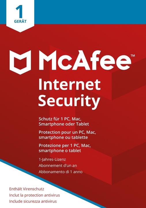 McAfee Internet Security (1 User, 12 Monate)