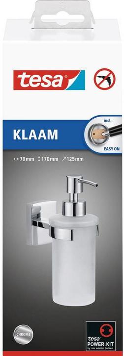 Actual product image tesa KLAAM soap dispenser incl. adhesive solution without drilling