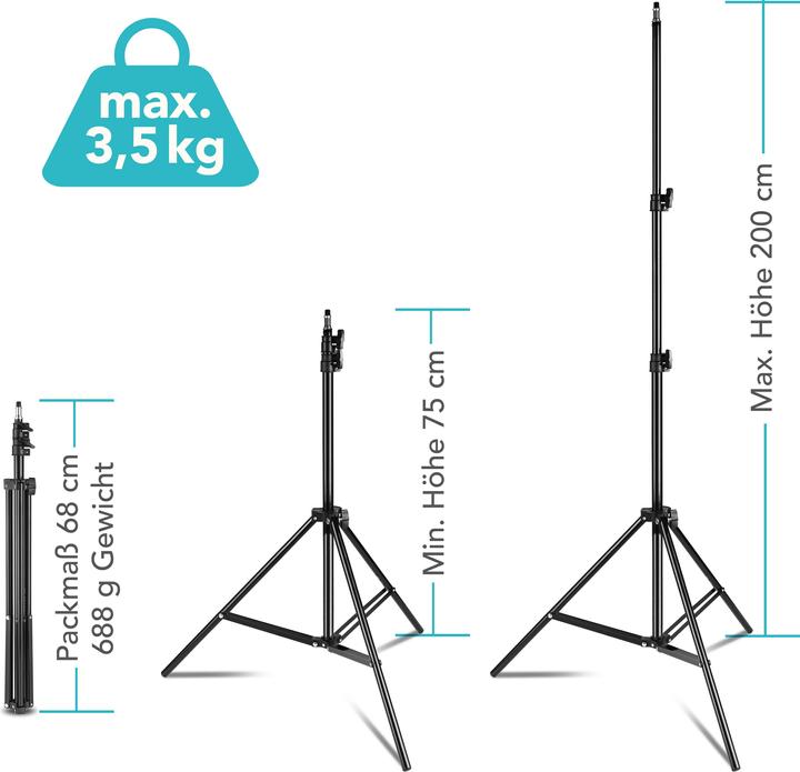 Produktbild Wiltec LampPod 200 (200 cm, 3.50 kg)