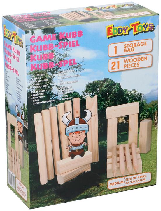 Immagine prodotto Eddy Toys Scacchi svedesi e gioco del Kubb in legno