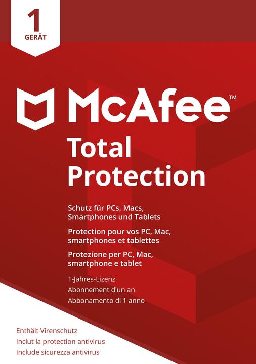 Produktbild McAfee Total Protection (1 User, 12 Monate)