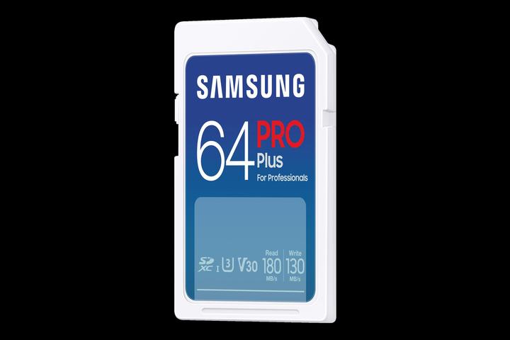 Actual product image Samsung PRO Plus (64 GB, SDXC, U3, UHS-I)
