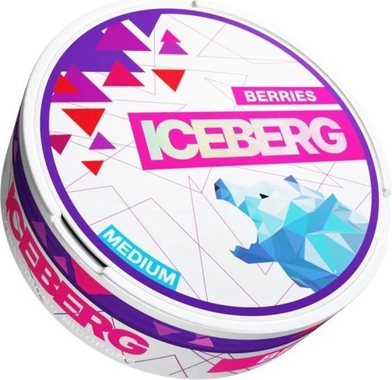 Immagine prodotto Iceberg Snus MEDIO - Frutti di bosco 12g (Sacchetti di nicotina, 20 mg)