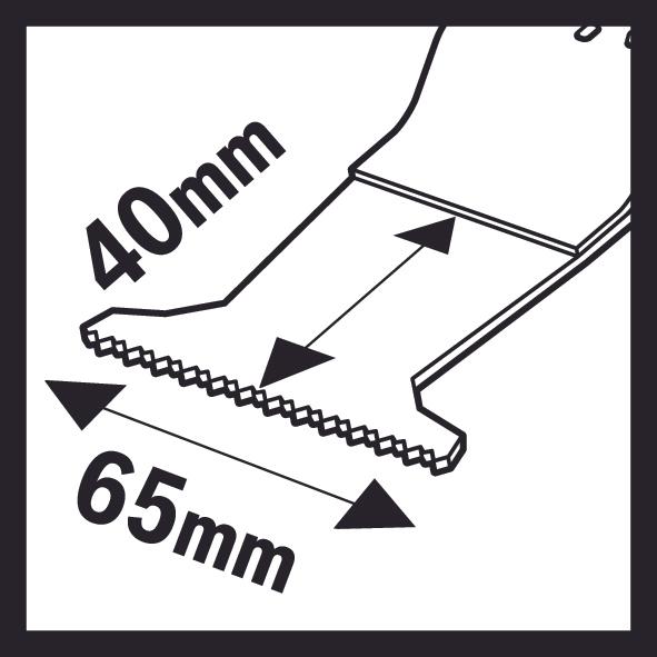 Produktbild Bosch Professional Zubehör BIM Tauchsägeblatt AII 65 APB, Wood and Metal, 40 x 65 mm, 5er-Pack