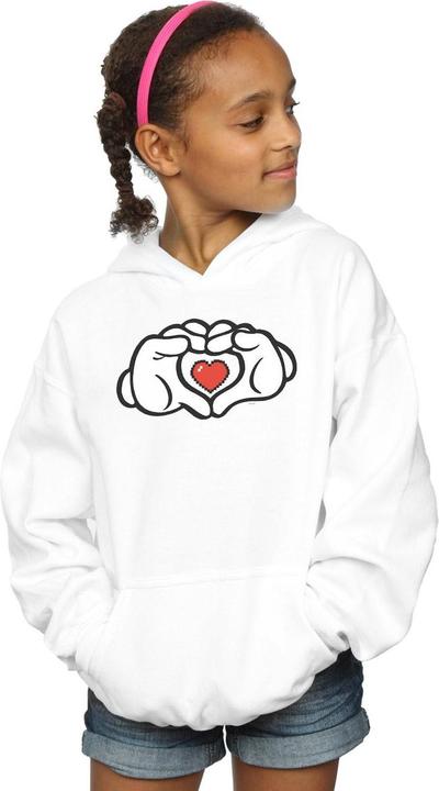 Produktbild Disney Mickey Mouse Heart Hands Kapuzenpullover Mädchen (152, 158)