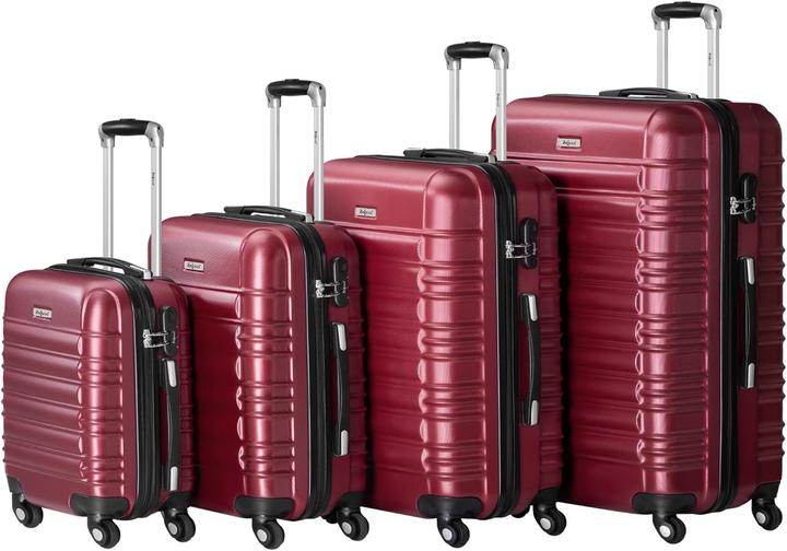 Produktbild Zelsius 4-tlg. Hartschalenkoffer Set (Handgepäck (bis 50l), M (50 - 90l), L (90 - 115l))