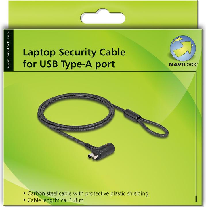 Actual product image Navilock Delock Notebook Fuse Cable for USB Type-A Socket with Key