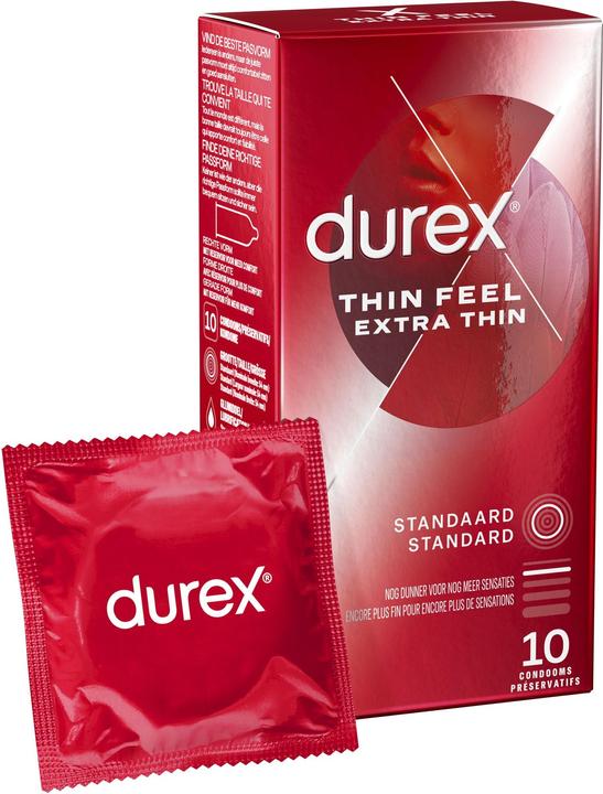 Image du produit Durex Thin Feel Extra Thin - 10 préservatifs (10 pcs)