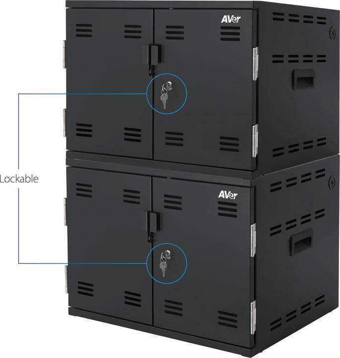 Image du produit AVerMedia L'armoire de recharge intelligente X12 prend en charge jusqu'à 12 appareils Ordinateurs portables