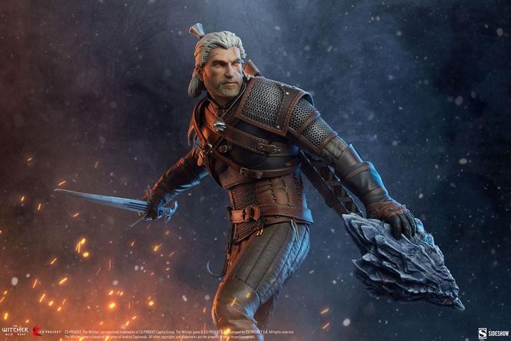 Actual product image Sideshow The Witcher 3: Wild Hunt statuette Geralt 42 cm