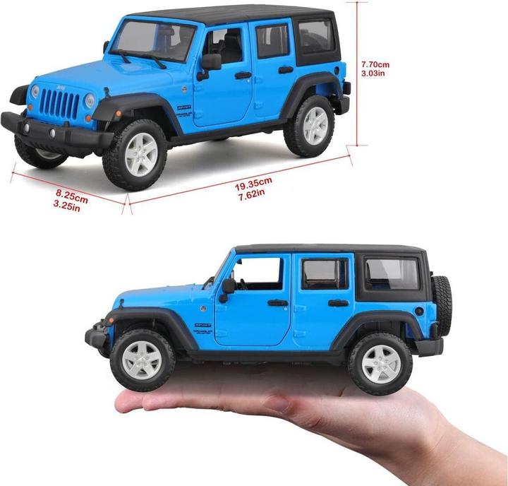 Immagine prodotto Maisto Jeep Wrangler Unlimited 2015 1/24 blu