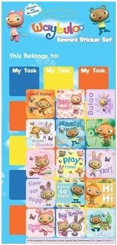 Actual product image Waybuloo Reward Sticker Chart