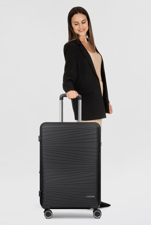 Actual product image Franky Dallas 3.0 4-wheel trolley M 65 cm with stretch fold (74 l, M (50 - 90l))