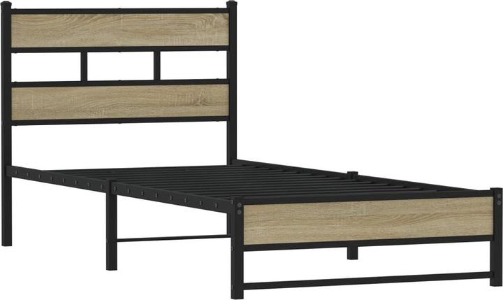 Immagine prodotto VidaXL Letto in metallo Rete a doghe letto singolo Struttura letto senza materasso 90x200cm (90 x 200 cm)